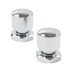 Vintage Chrome Solo Seat Nuts for Harley Touring Road Glide (2008-2023)