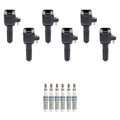 Set of 6 Ignition Coils & NGK Spark Plugs for Envoy Trailblazer (2002–2009)