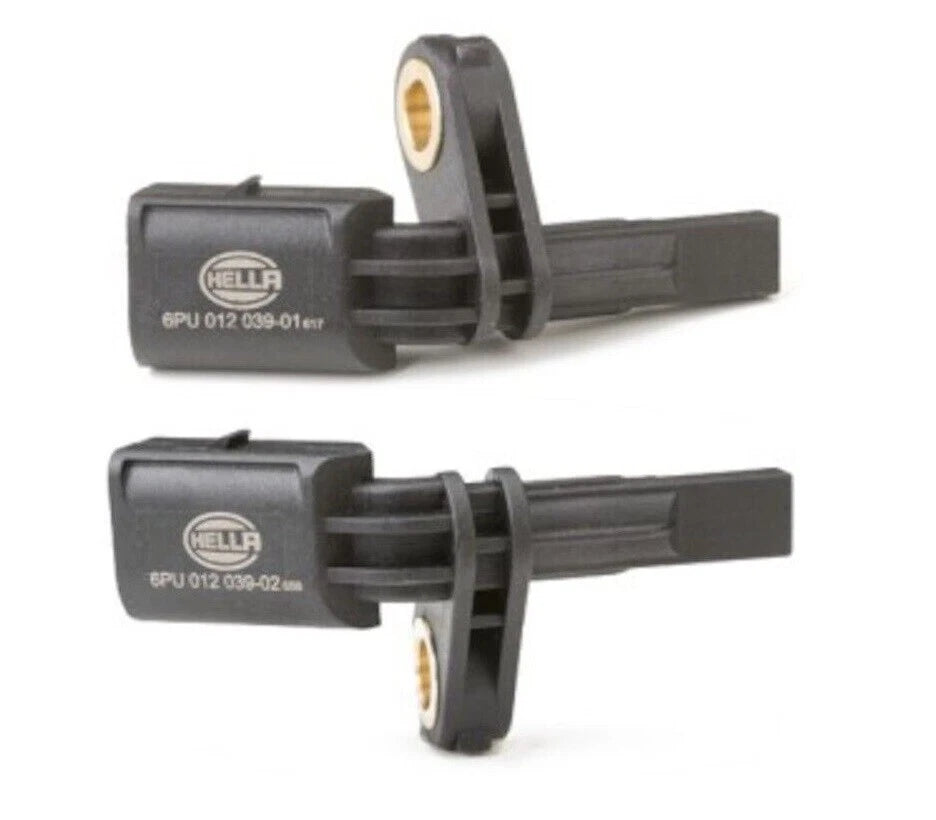 Set of 2 Hella ABS Wheel Speed Sensors for Audi A3 Quattro VW CC