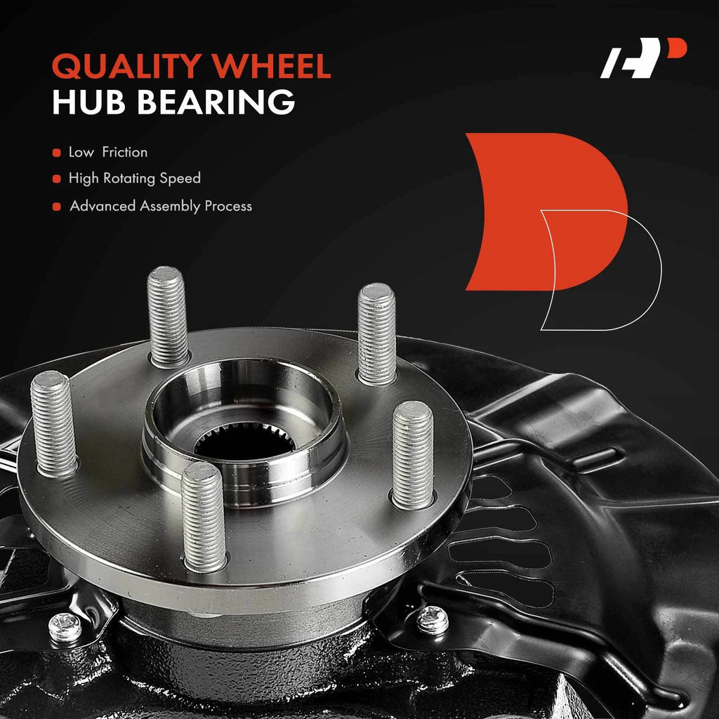 Front Steering Knuckle & Hub Bearing for Toyota Camry Avalon (2012–2017)
