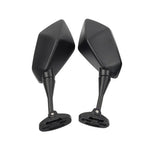 Black Rear View Side Mirrors for Honda CBR600RR (2003-2025)