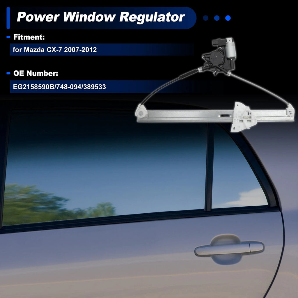 Front Right Power Window Regulator with Motor for Mazda CX-7 (2007–2012) No. 748-094