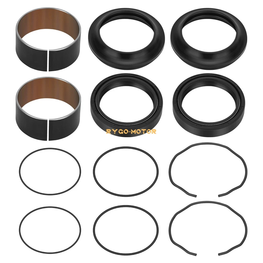 Front Fork Bushing Dust Oil Seals Kit for Suzuki GSX-R1000 (2009–2024) 51173-27G00