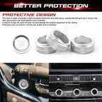 Engine Start Push Button + AC Climate Control Cover for Honda Civic (2022-2026)
