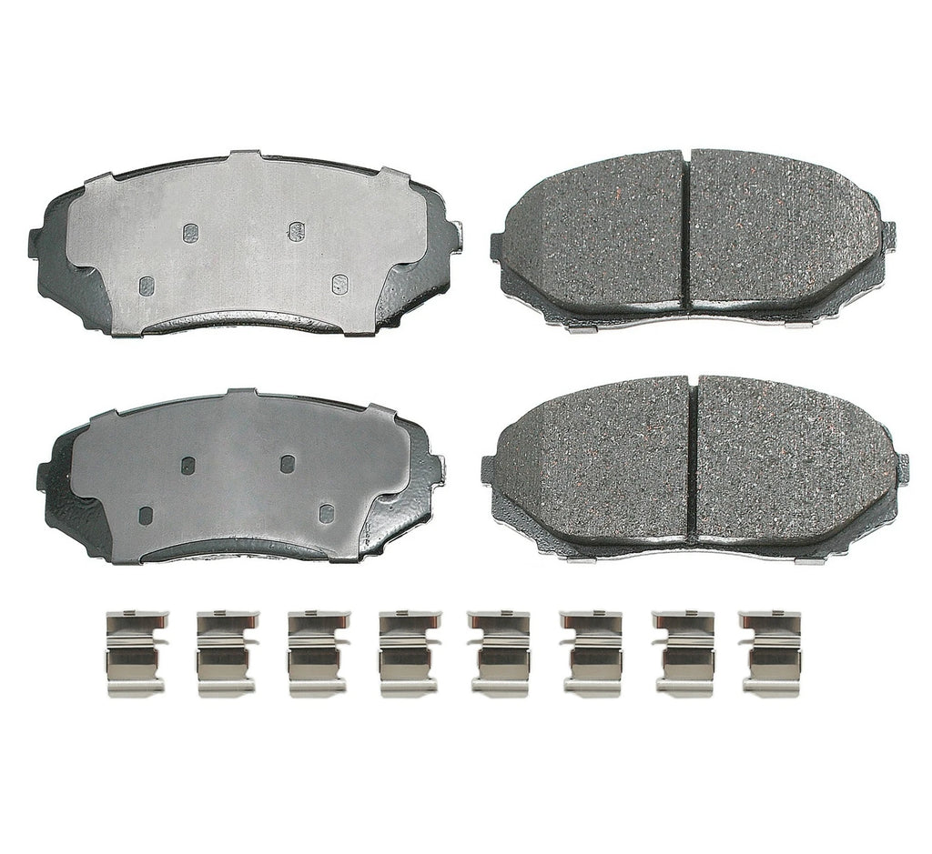 Front Brake Kit 320mm Disc Rotors Akebono Ceramic Pads for Ford Edge, Lincoln MKX (2007–2018)