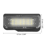 2 x Car License Plate Lights for Mercedes-Benz SLK 350 (2005-2011)