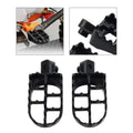 Black Front Footrest Pegs for Suzuki V-Strom 650 DL650 (2004-2012)