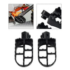 Black Front Footrest Pegs for Suzuki V-Strom 650 DL650 (2004-2012)