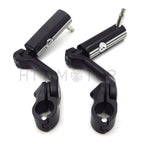 1.25" Adjustable Highway Long Mount Skull Footpeg for Harley Touring (2014–2023)