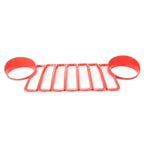 Red Front Headlight & Grille Cover Trim for Jeep Wrangler JL (2018)