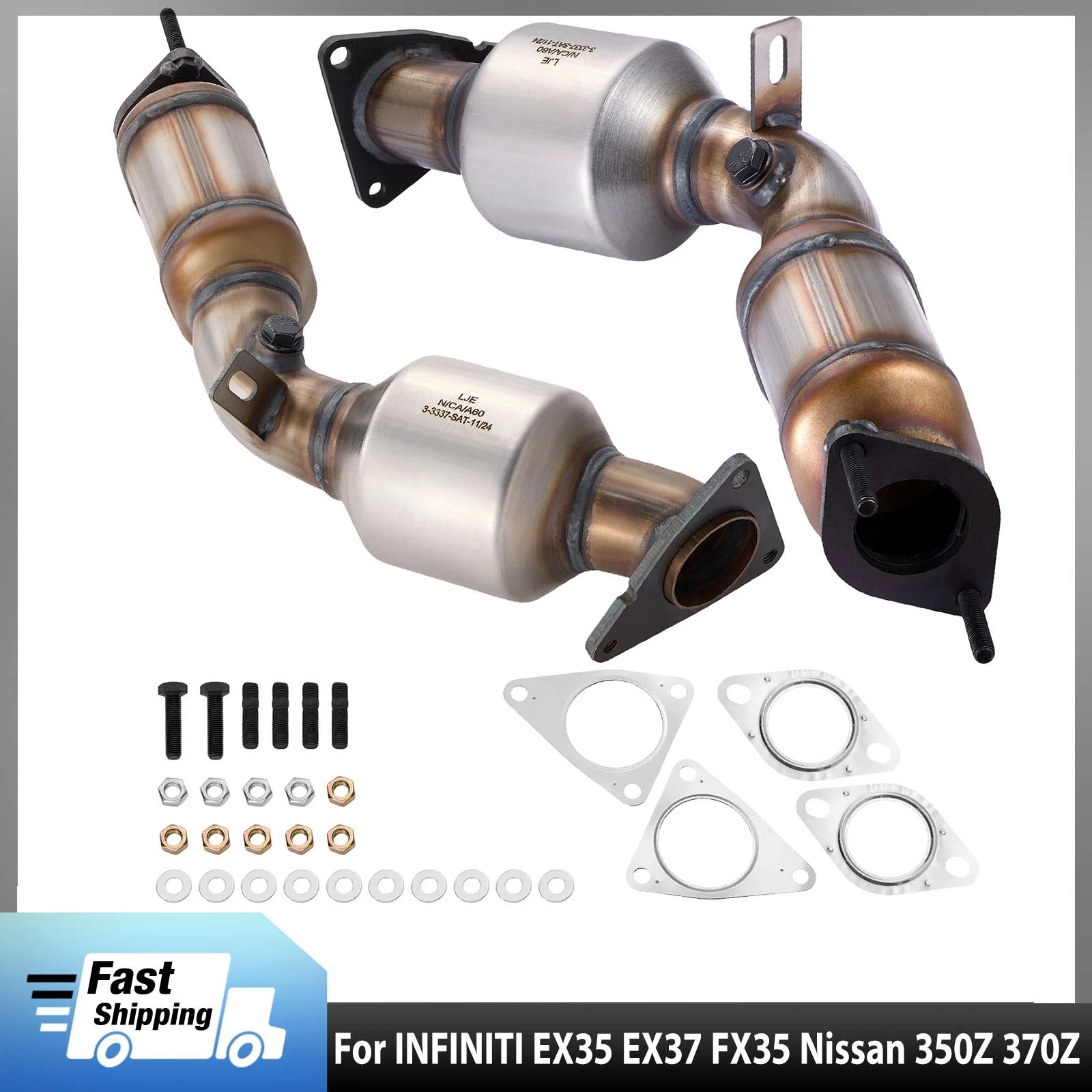 Left & Right Catalytic Converter for Infiniti Q60 (2014–2020)