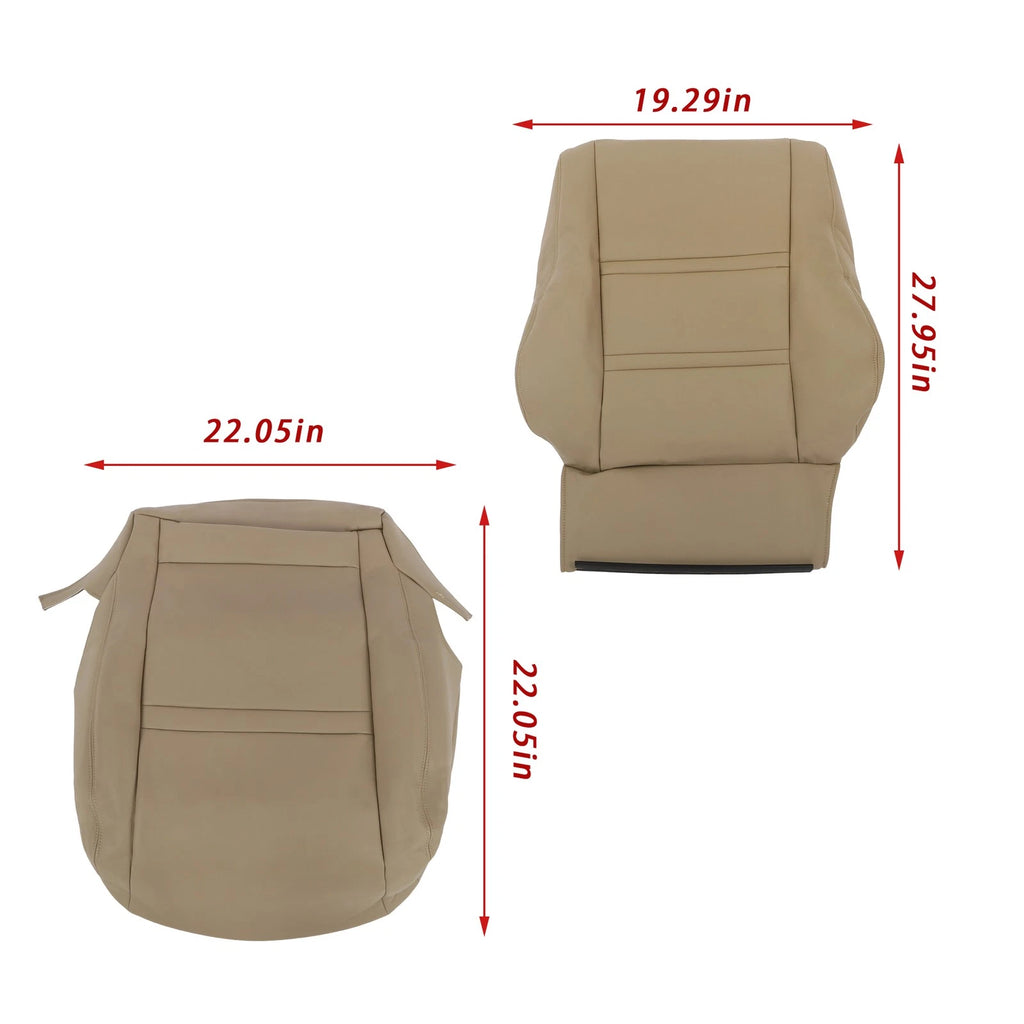 Set of 2 Seat Covers for Toyota Land Cruiser (1990–1997)