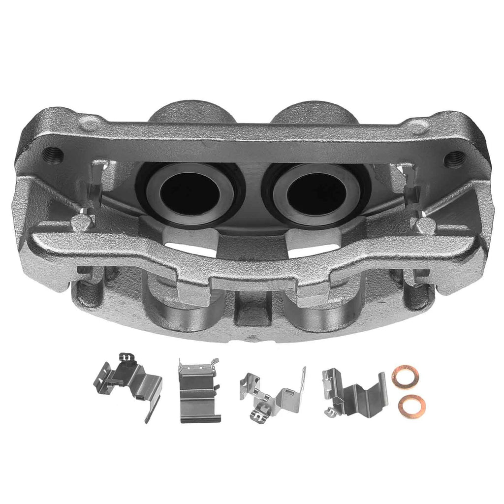 Front Left Disc Brake Caliper with Bracket for Ford F-250 Super Duty (2005–2022)