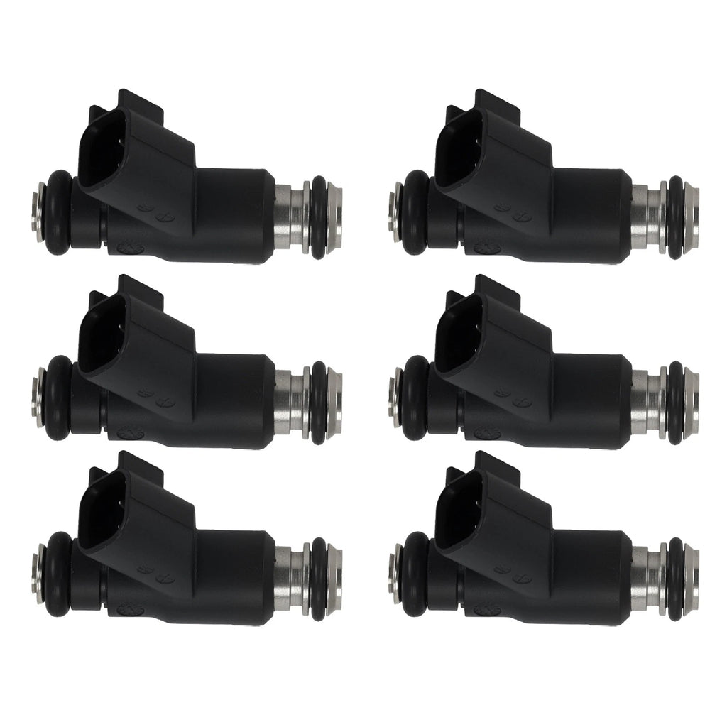Set of 6 Fuel Injectors for Hyundai Santa Fe Sonata Kia Sedona (2006–2010)