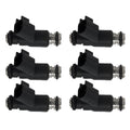 Set of 6 Fuel Injectors for Hyundai Santa Fe Sonata Kia Sedona (2006–2010)