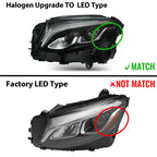 LED Headlight Upgrade for Mercedes Benz GLC300 GLC43 X253 (2016–2019)