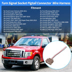 Turn Signal Socket Pigtail Connector Wire Harness for Ford F-150 (2015–2020)