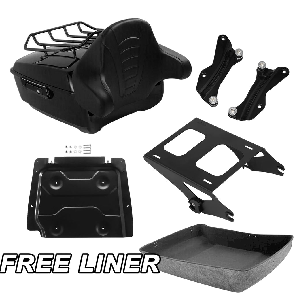 Trunk Pad Plate Mount Rack for Harley Street Road Glide (2014–2026)