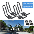 2 Pairs Roof Rack Carrier for Kayak Boat Ski Surf (Universal Fit)