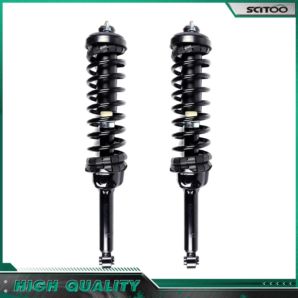 Set of 2 Rear Complete Struts with Spring & Mounts for Honda CR-V (1997–2001)