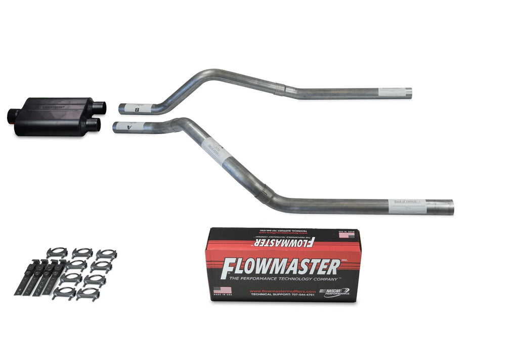 2.5" Dual Exhaust Kit for Chevy Blazer (2000–2004) - Flowmaster 40 Series