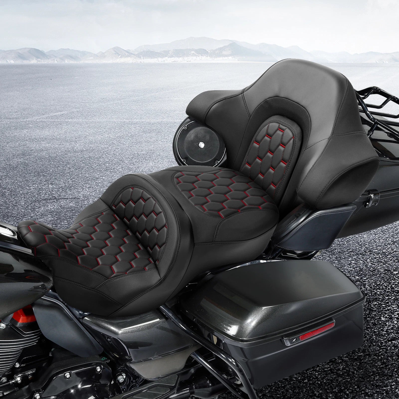 Driver & Passenger Seat Backrest for Harley Street Glide (2014–2023)