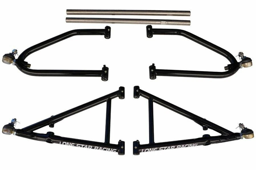 Lonestar DC-4 Long Travel A-Arms + Elka Shocks for Suzuki LTR450 (2006–2009)