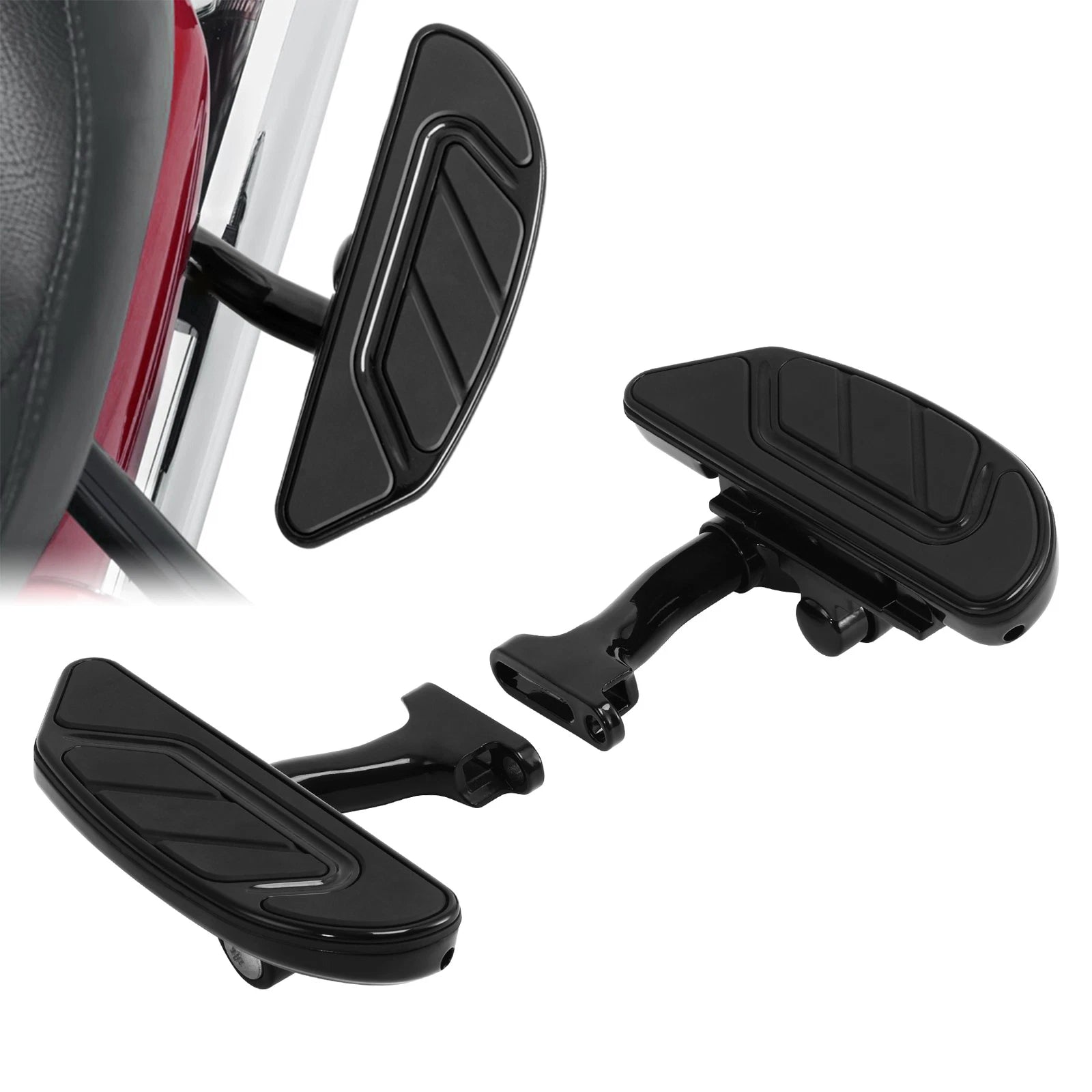 Passenger Floorboard Footboard for Harley Touring Electra Street Road Glide (1993–Present)
