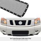 Stainless Black Bumper Mesh Grille for Nissan Armada/Titan (2004-2007)