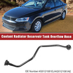 Coolant Radiator Reservoir Tank Hose for Audi A6 3.0L (2016–2018) No. 4G0121081EJ