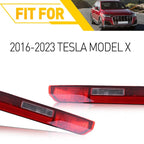 2X Red Lens Rear Side Bumper Brake Tail Light for Audi Q7 (2016-2020)