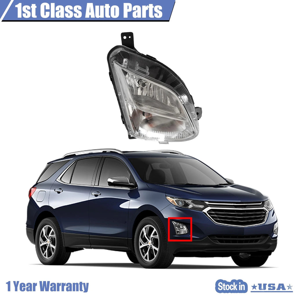 Right Passenger Side Fog Light with Signal for Chevy Equinox (2018–2020)