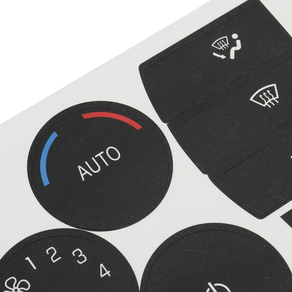 Heater AC Climate Control Button Decal for Ford Escape Fusion