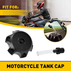Gas Cap for Motorcycle (Black Aluminum Alloy)