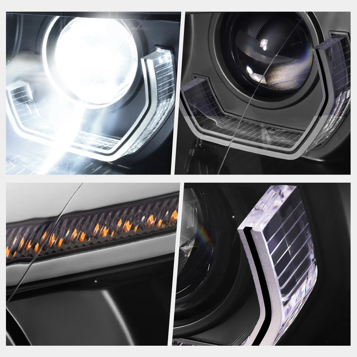 Projector Headlights w/LED for BMW X5 (2007–2010)