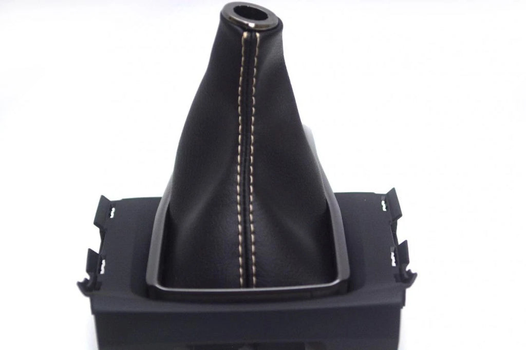 Manual Shift Boot Cover for Honda Civic (2016–2020) Beige Stitch