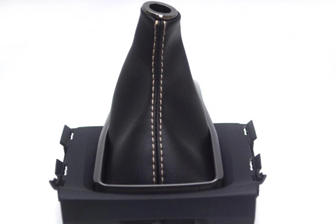 Manual Shift Boot Cover for Honda Civic (2016–2020) Beige Stitch