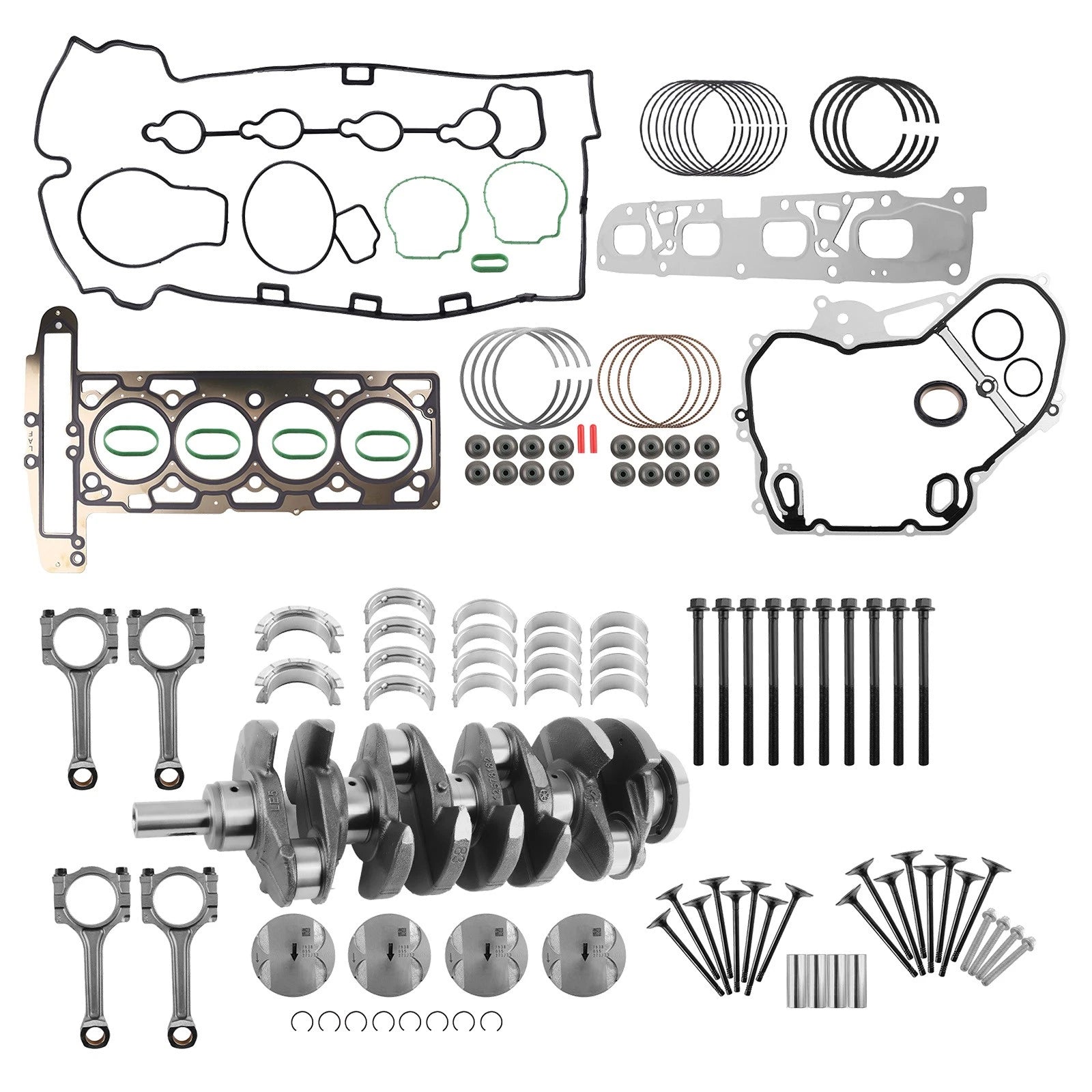2.4L Engine Rebuild Overhaul Kit for Chevy GMC (2007–2019)