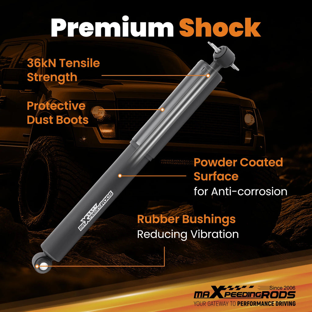 6 Inch Rear Drop Lowering Shocks for Chevy GMC C1500 (1988-1998)