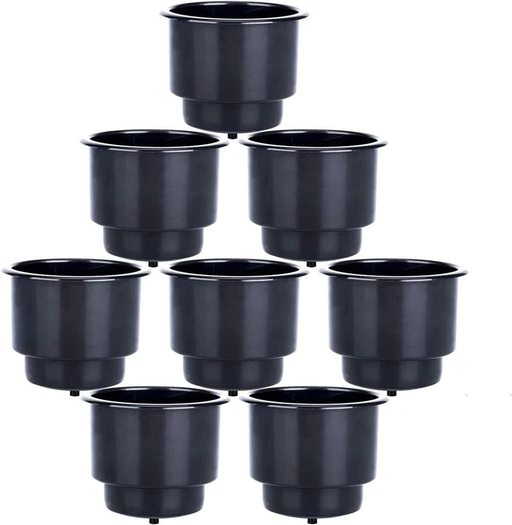 8 Pack Recessed Plastic Cup Holder for Boat Car Drink Holder (Universal)