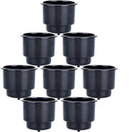 8 Pack Recessed Plastic Cup Holder for Boat Car Drink Holder (Universal)