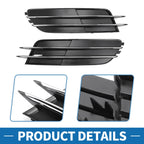 1 Pair Front Fog Light Grill for Audi A6 (2012–2015) No. 4G0807681/4G0807682
