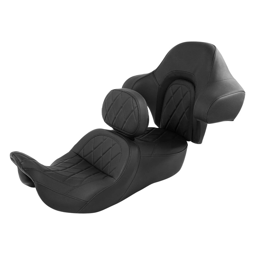 Seat Backrest Pad for Harley Electra Glide, Street Glide (2014–2023)
