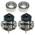 Set of 4 Wheel Bearings & Hubs Kit for Ford Edge Lincoln MKX (2015–2020)