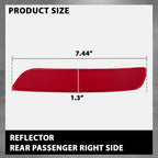 Rear Bumper Reflector Lens for BMW X5 F15 (2014–2017) Right Side