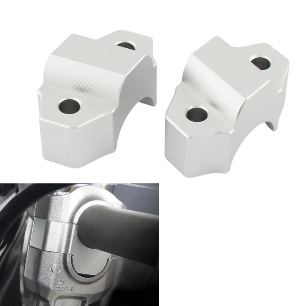 Handlebar Raiser Clamp for Yamaha XJR1300 XSR900 MT-09 FZ09 (2015–2023) Chrome