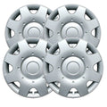 16" Universal Snap-On Silver Wheel Hubcap Covers #HWC0128 - IWC180