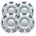 16" Universal Snap-On Silver Wheel Hubcap Covers #HWC0128 - IWC180