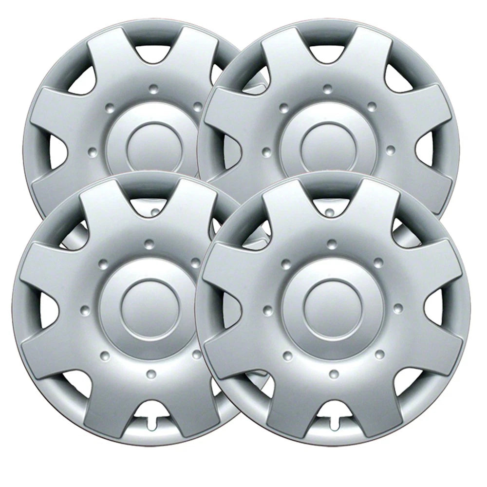 16" Universal Snap-On Silver Wheel Hubcap Covers #HWC0128 - IWC180