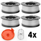 Set of 4 Coils with Coil Lid for Black & Decker Lawn Trimmer